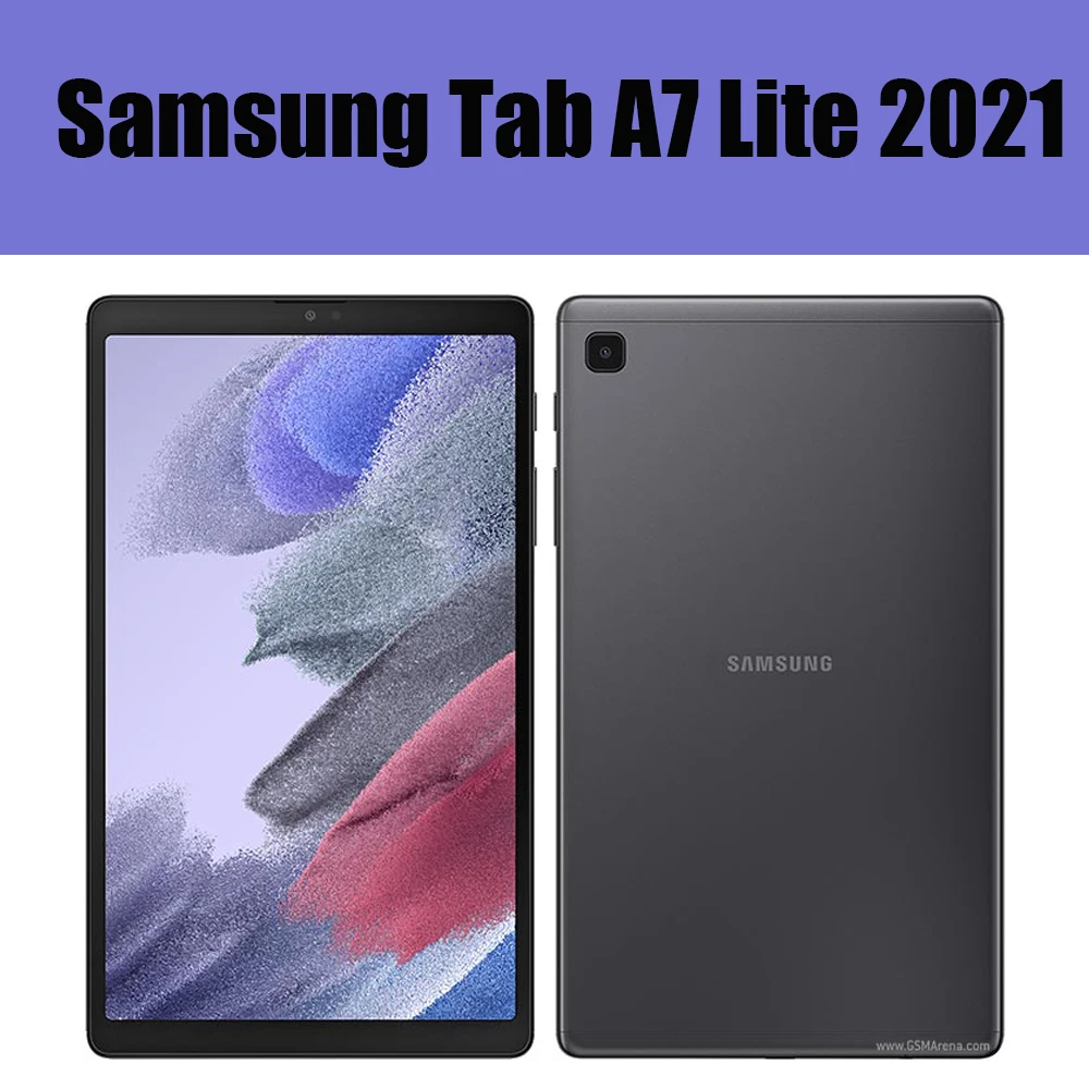 สําหรับSamsung Galaxy Tab A7 Lite 8.7 SM-T220 SM-T225 แท็บเล็ตTri-Fold Hard PCปกหลังTab A7 Lite 2021 กรณีFunda