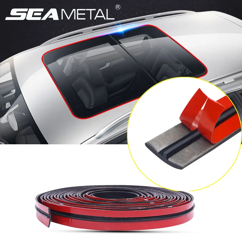 Samochodowa gumowa listwa uszczelniająca Auto Seal Roof Window Sealant Trim Samochodowe listwy ochronne na przednią szybę Dźwiękoszczelne wodoodporne akcesoria samochodowe