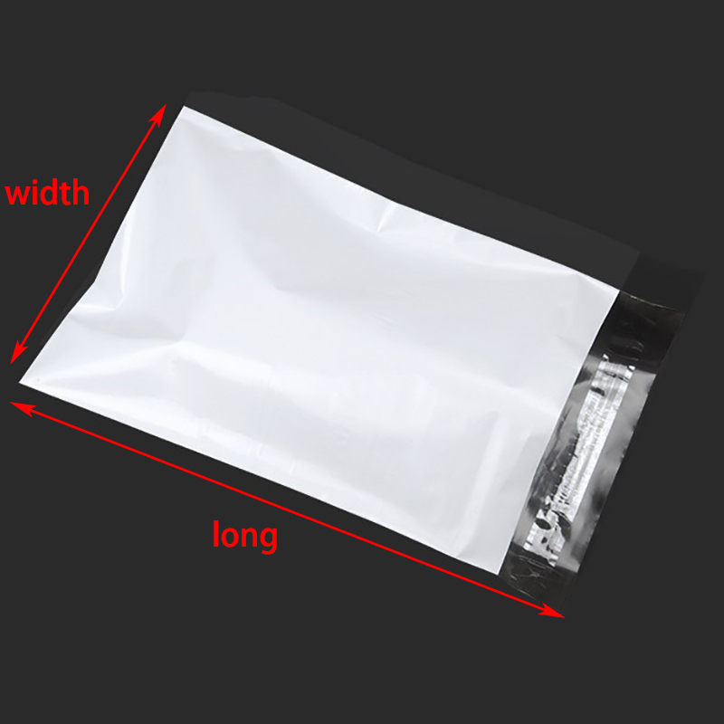 สีเทาอ่อน Courier กระเป๋า 5pcs Self-seal Mailbag พลาสติก POLY Mailing Envelope กันน้ําไปรษณีย์จัดส่งกระเป๋า Courier ซองจดหมาย