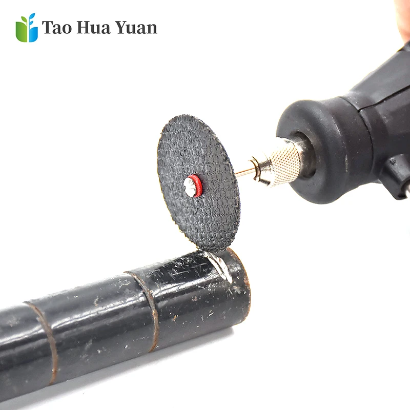 12 Chiếc Nhựa Đĩa Cắt Đá Mài Nhám Đĩa Cắt Mũi Khoan Mini Dụng Cụ Dremel Rotary Phụ Kiện 10 Chiếc & 2 Mandrels