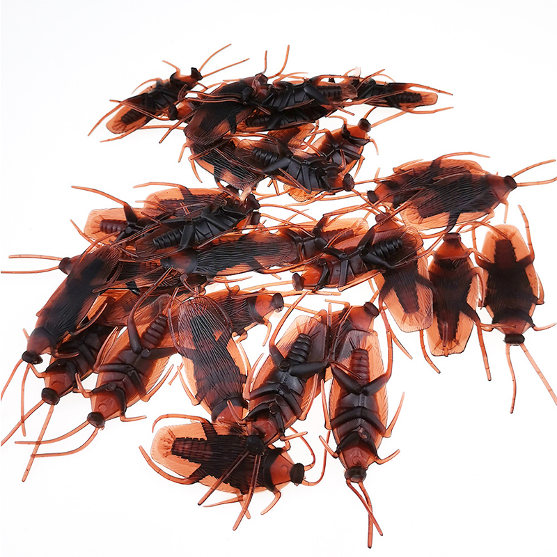 5PC jouet drôle faux cafard nouveauté cafards insectes insectes réalistes jouet farces Simulation délicat dégoût effrayant parodie jouet