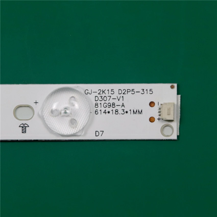 TV Illumination For Philips 32PFS6402/12 32PFT4309/60 32PFT5300/60 LED Bar Backlight Strip Line Ruler GJ-2K15 D2P5 D307-V1 V1.1