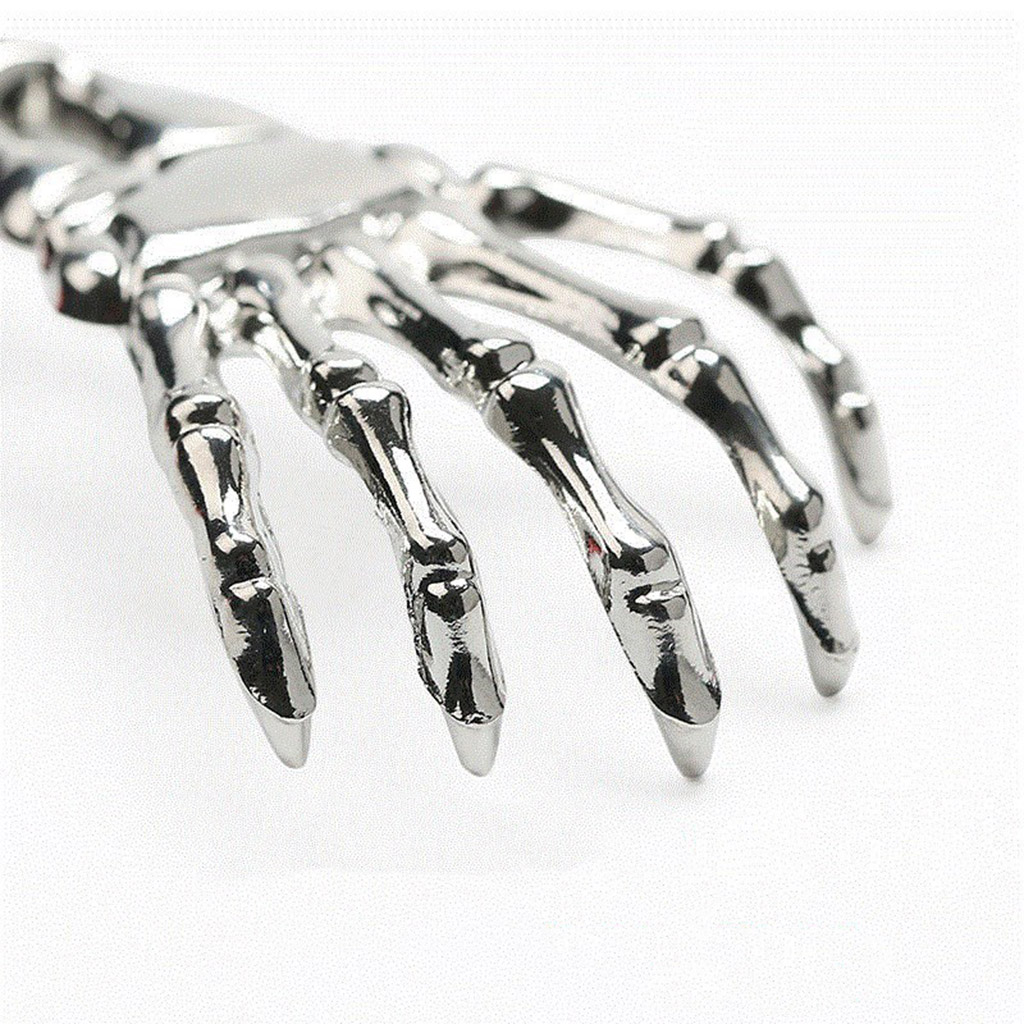 Rascador de espalda de acero inoxidable para hombre y mujer, masajeador de mano telescópico extensible, portátil, con garras fantasma, envío directo