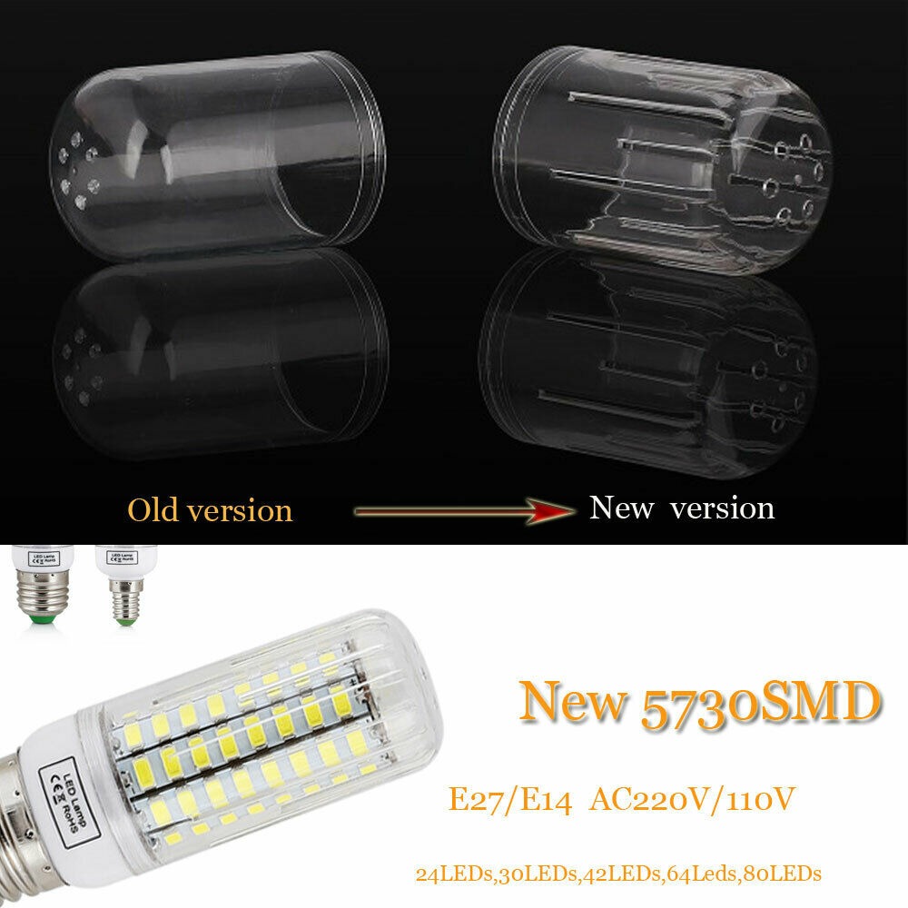 1X LED Corn Bulbs E27 Light B22 E14 5730 SMD 24LEDs - 165LEDs Chandelier Candle LED Light For Home Decoration Ampoule 110V 220V