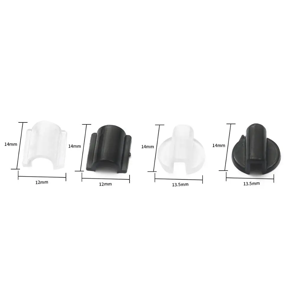 Conector Elástico de Borracha para DIY, Ferramenta de Cabeleireiro Preto e Branco, Colar Fivelas, Faixa de Cabelo, Tie Circle, Arco Fazer Jóias