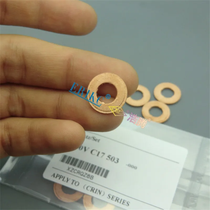 Cuña de cobre 9001-850C F00VC17503 arandela de Clip F00VC17505 arandela de cobre de boquilla F00VC17504 junta para inyector BOSCH DELPHI