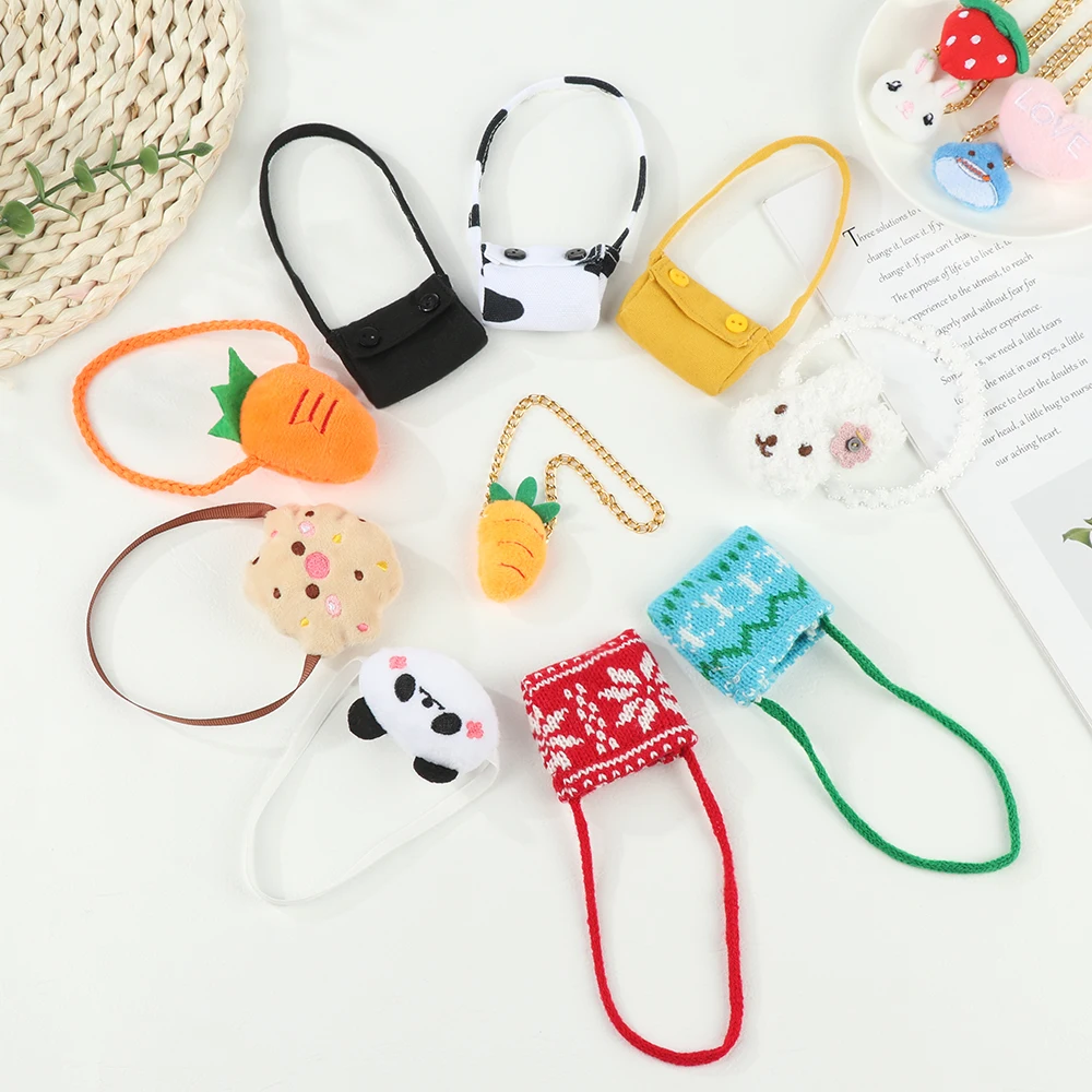 Hoạt Hình Hình Sang Trọng Búp Bê Túi Xách Mini Túi 20Cm Thần Tượng Quần Áo Búp Bê Phụ Kiện Thay Đổi Thay Đồ Chơi Đồ Chơi Trẻ Em