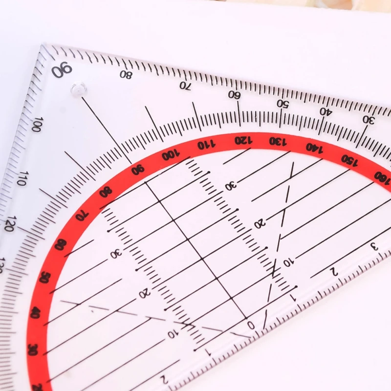 1Pcs Multifunktionale Dreieck Lineal Vividcraft Kunststoff Schule Measurment Student Gerade Winkel Liefert Werkzeug Schreibwaren Ru M1V6