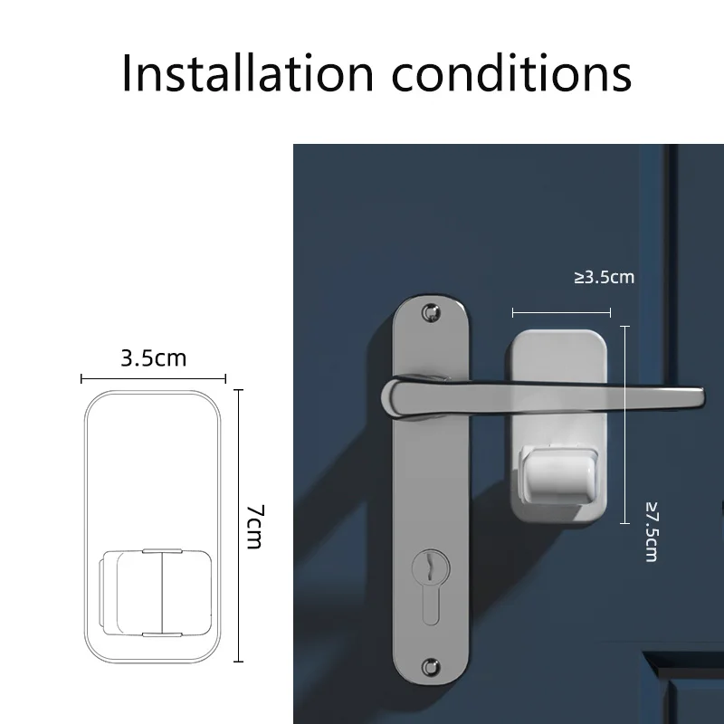 An Toàn Cho Bé Khóa Cửa Khóa Đòn Bẩy Bảo Vệ Từ Trẻ Em Đa Năng Cửa Bé Hàng Nút Chặn Cửa Dễ Dàng Lắp Đặt