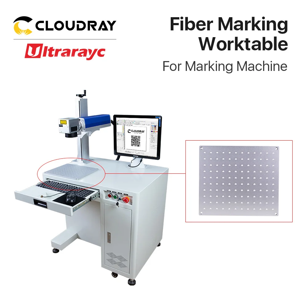 Ultrarayc Fiber Marking Worktable Aluminum Working Platform 320*280 & 340*270 for DIY Fiber & Co2 Laser Marking Machine