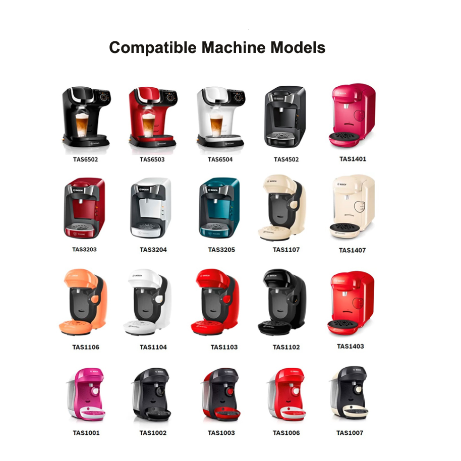 Cápsulas de café reutilizables de 60ML/180ML para máquina de café Tassimo, cápsulas de filtro recargables