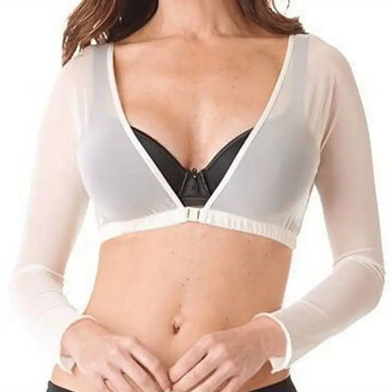 2 Chiếc Nữ Mỏng Hơn Thon Gọn Nhẹ Armwear Bọc Áo Crop Top Căn Cứ Áo Sơ Mi Áo