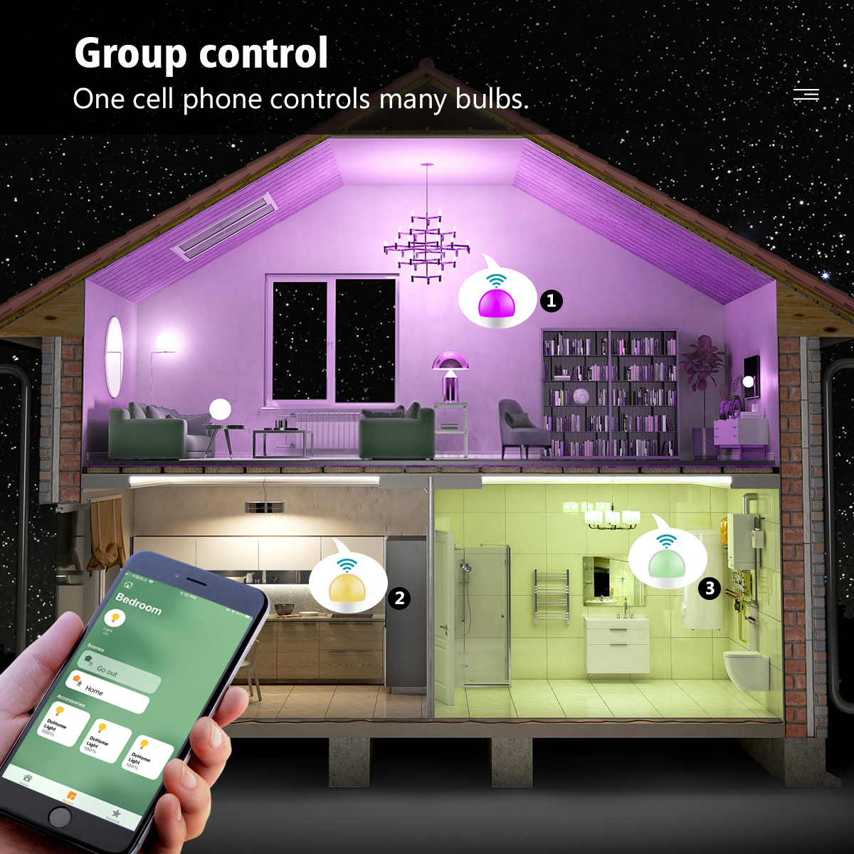 Echte MFI-zertifizierte Homekit WiFi Smart LED-Glühbirne GU10 E14 E27 RGB-Lampe Siri Sprachsteuerung Apple Homekit Alexa Google Home
