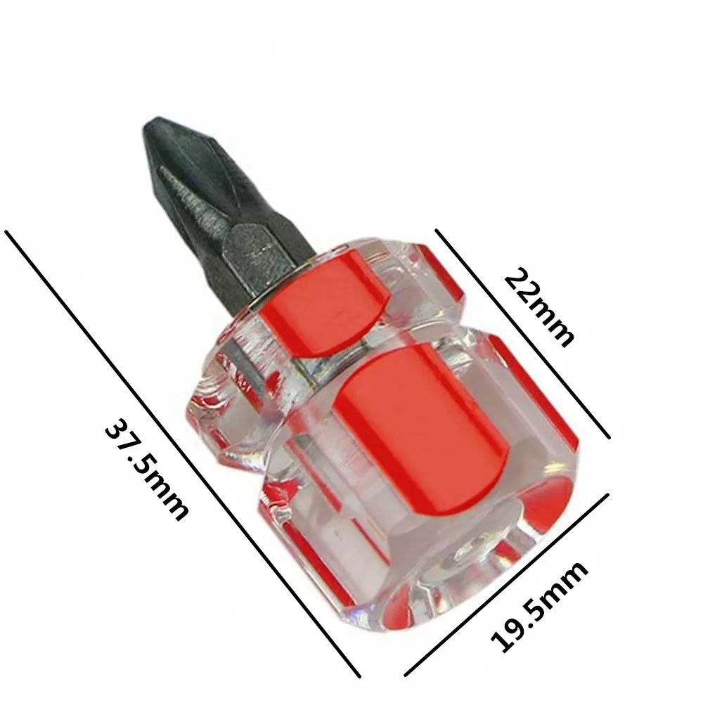 2 Chiếc Trong Suốt Tay Cầm Kim Loại Tua Vít Bộ Bộ Mini Di Động Nhỏ Củ Cải Đầu Tấm Kim Tua Vít Sửa Chữa Dụng Cụ May Vá