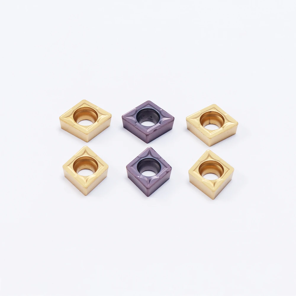 10PCS CCMT09T304 CCMT09T308 VP15TF UE6020 US735 Internal Metal Turning Tool CCMT 09T304 CCMT 09T308 Carbide Turning Insert Tool