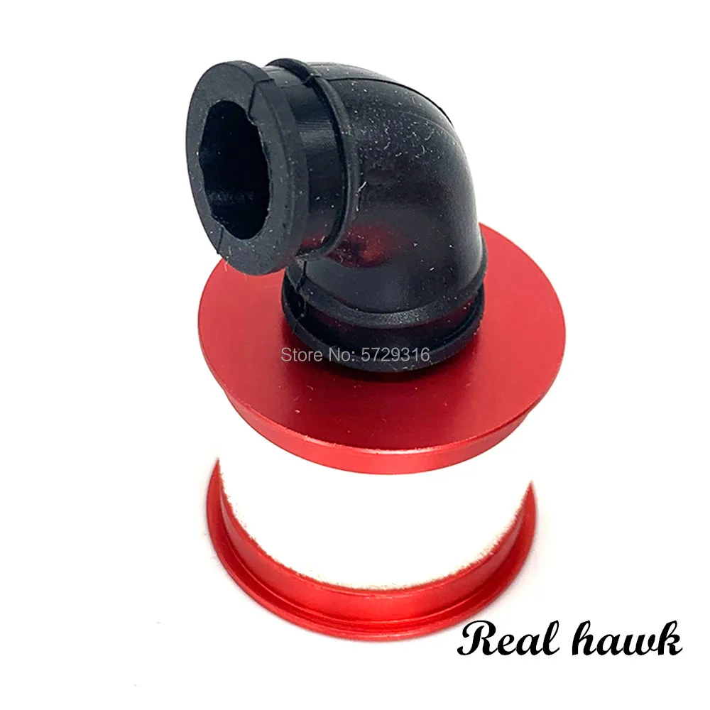 1 Chiếc 1/10 RC Mô Hình Nitro Xe Dự Phòng Phần Nhôm Lọc Không Khí HSP 02028 Cho 94122 94166 94177 94188