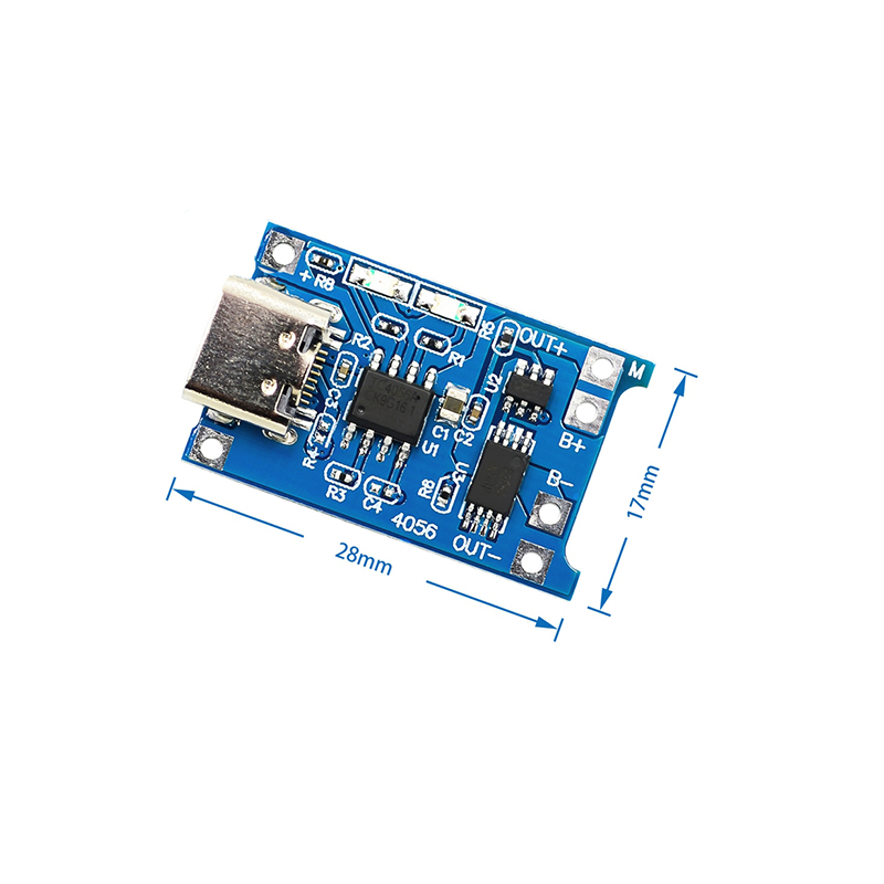 5 pçs/lote 5v 1a micro mini TYPE-C usb 18650 bateria de lítio placa carregamento módulo carregador + proteção funções duplas módulo tp4056