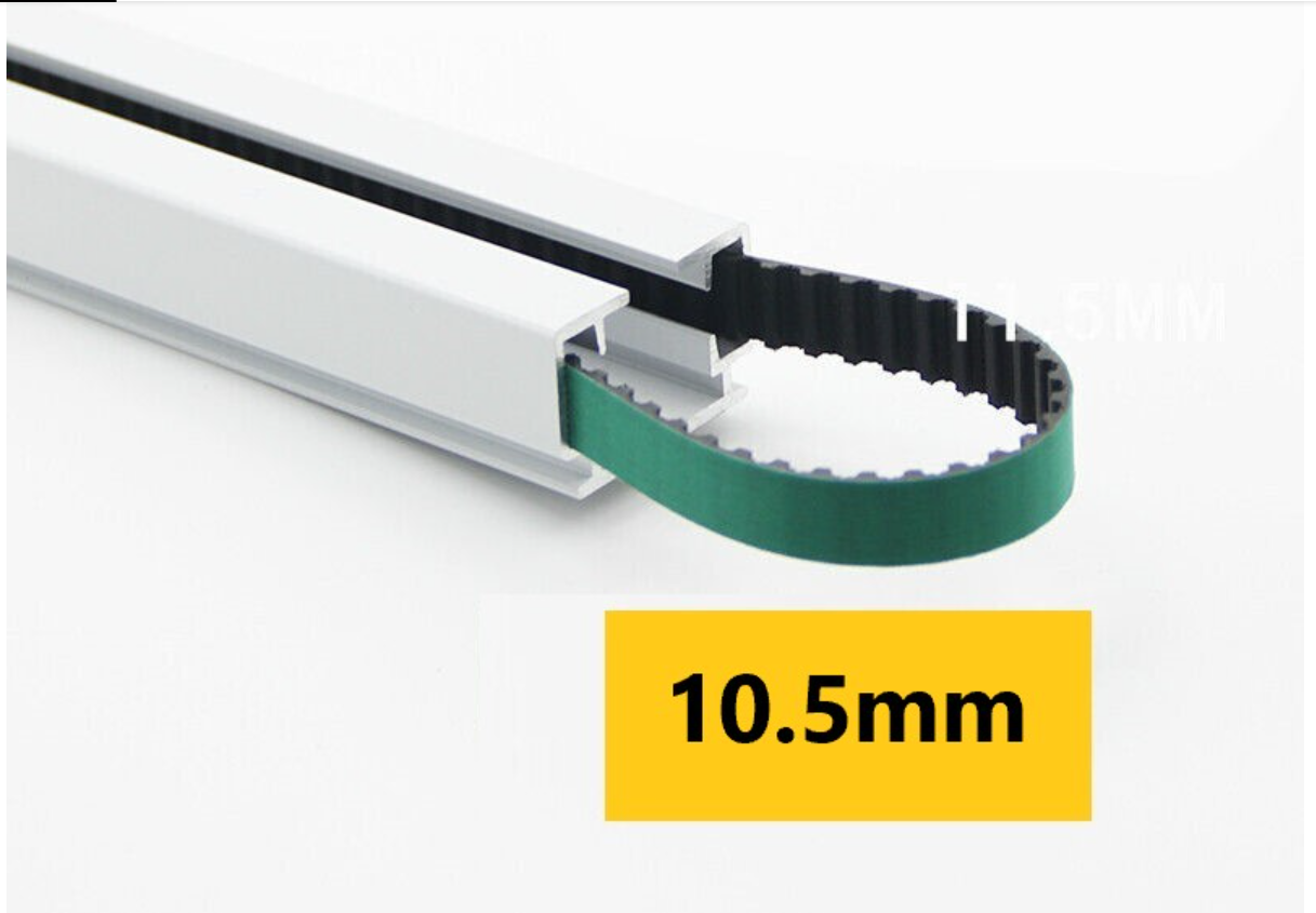 Электрический резиновый ремень 10,5 мм для Dooya,Somfy,Aqara ,Xiaomi Smart, моторизованные направляющие для штор, аксессуары