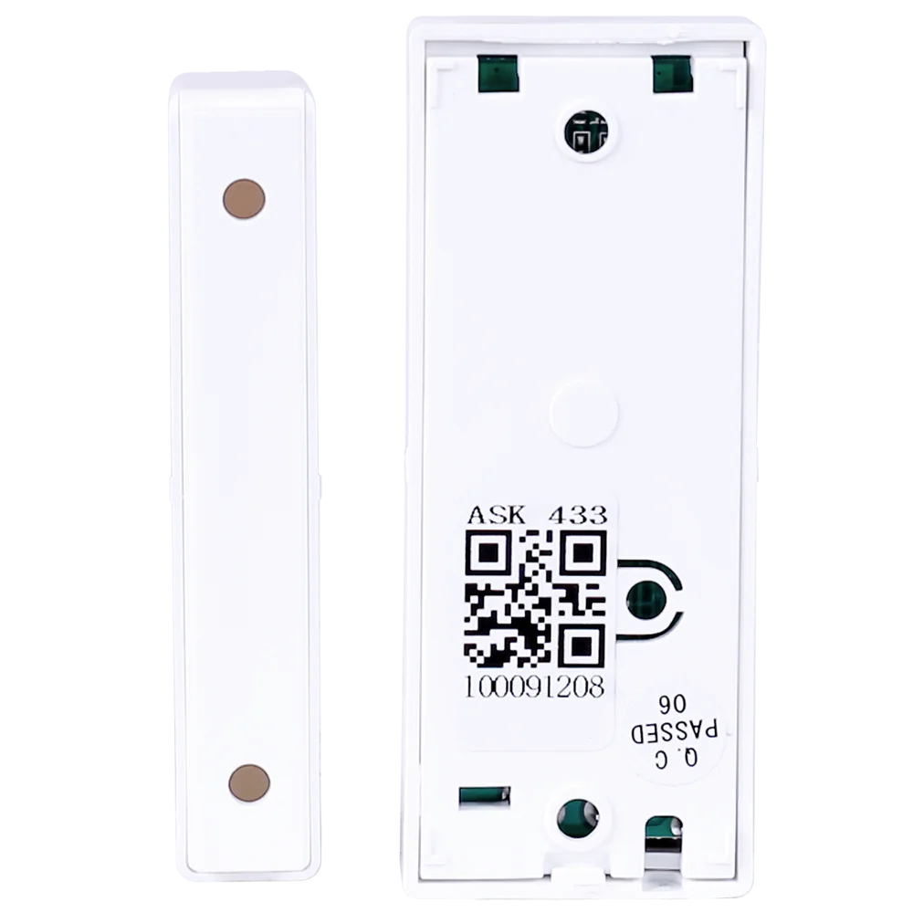 Tập Trung 433Mhz Hoặc 868Mhz Tần Số MD-210R Cửa Cửa Sổ Máy Dò Cửa Cảm Biến Từ Báo Động Được Xây Dựng Trong Pin Lithium