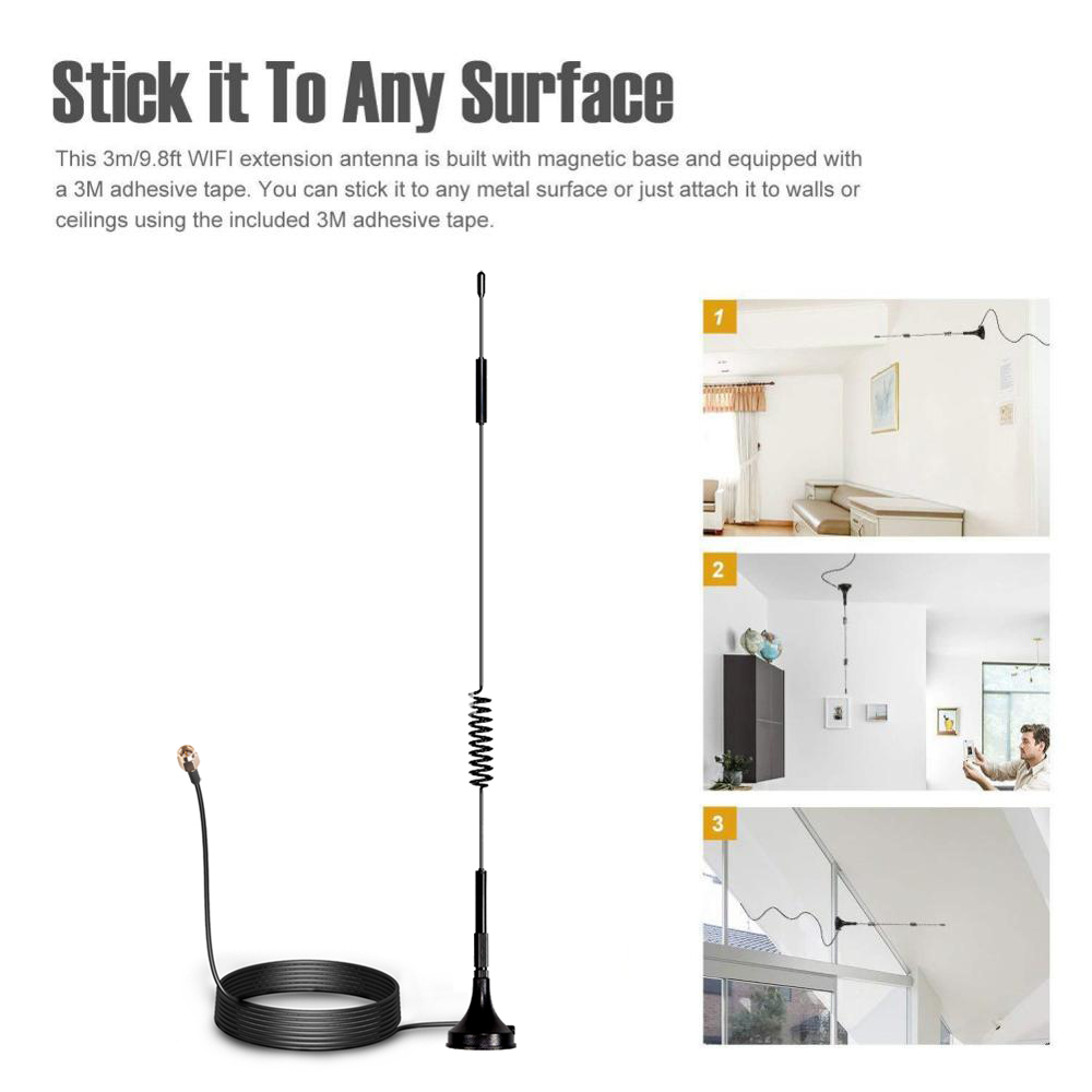 700-2700MHz 12dBi 2G 3G 4G LTE Magnetische Antenne TS9 CRC9 SMA Stecker GSM externe Router Antenne 1,5 m