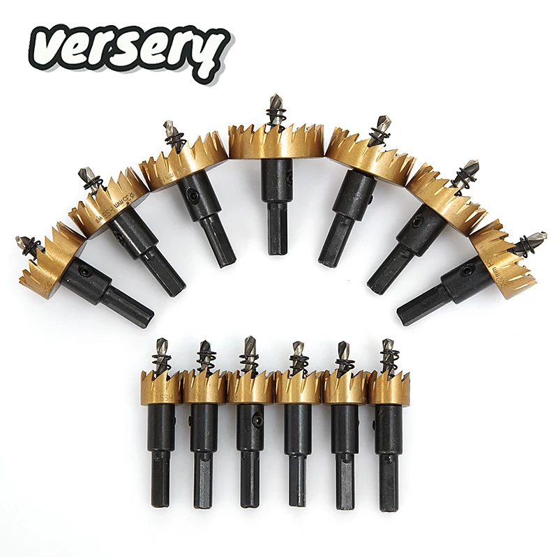 Miễn Phí Vận Chuyển 12-100 Chất Lượng Cao HSS Mũi Khoan Thép Tốc Độ Cao Lỗ Cưa Cho Hợp Kim Nhôm Không Gỉ thép Không Gỉ Mũi Khoan Kim Loại