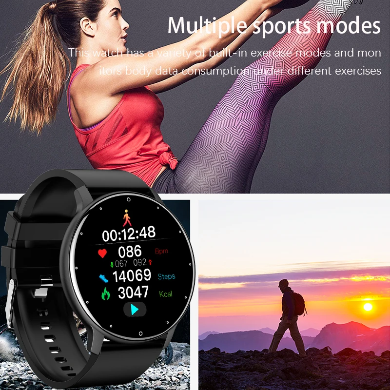 LIGE-reloj inteligente deportivo para hombre, nuevo accesorio de pulsera resistente al agua IP67 con Bluetooth y pantalla táctil, compatible con Android e ios, incluye caja, 2023