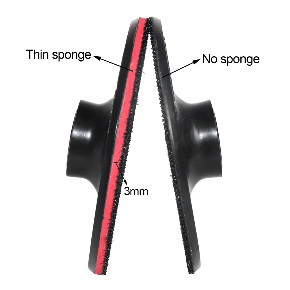 Yutnqin 1pc Sanding Disc Backing Pad 3/4/5" 100/125mm Sandpaper Self-adhesive Hook-Loop Backed Plate Abrasive disks for sanders