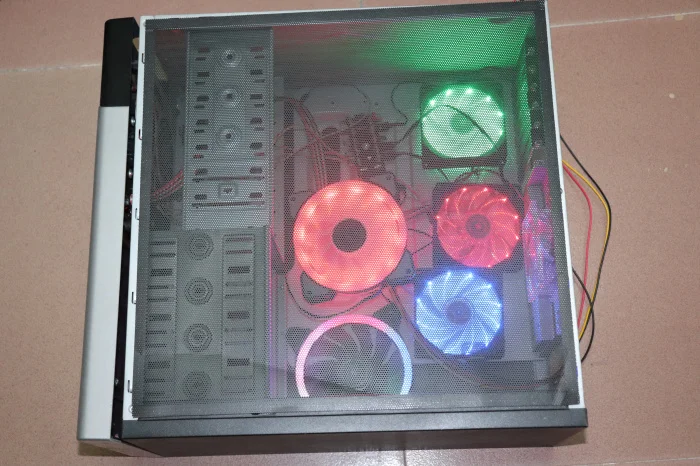 Laptop Khung Xe Bụi Màn Hình DIY Quạt Lọc Bụi Bao PVC Trắng Lưới Rộng 50CM X 50Cm Black50 * 50Cm