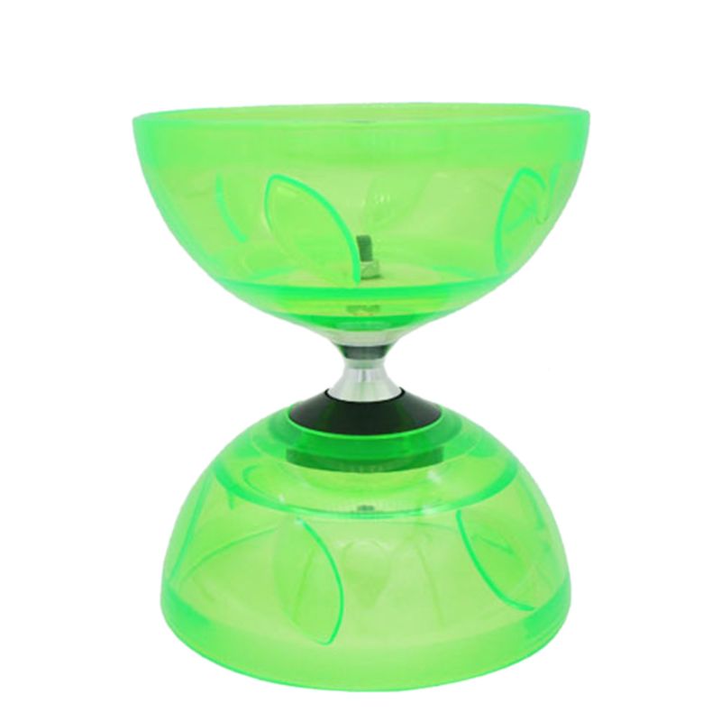 Pvcファイバーバーセット,クォーツカラフルベアリング,ディアボロ,メタルスティック,トリプルボールベアリング