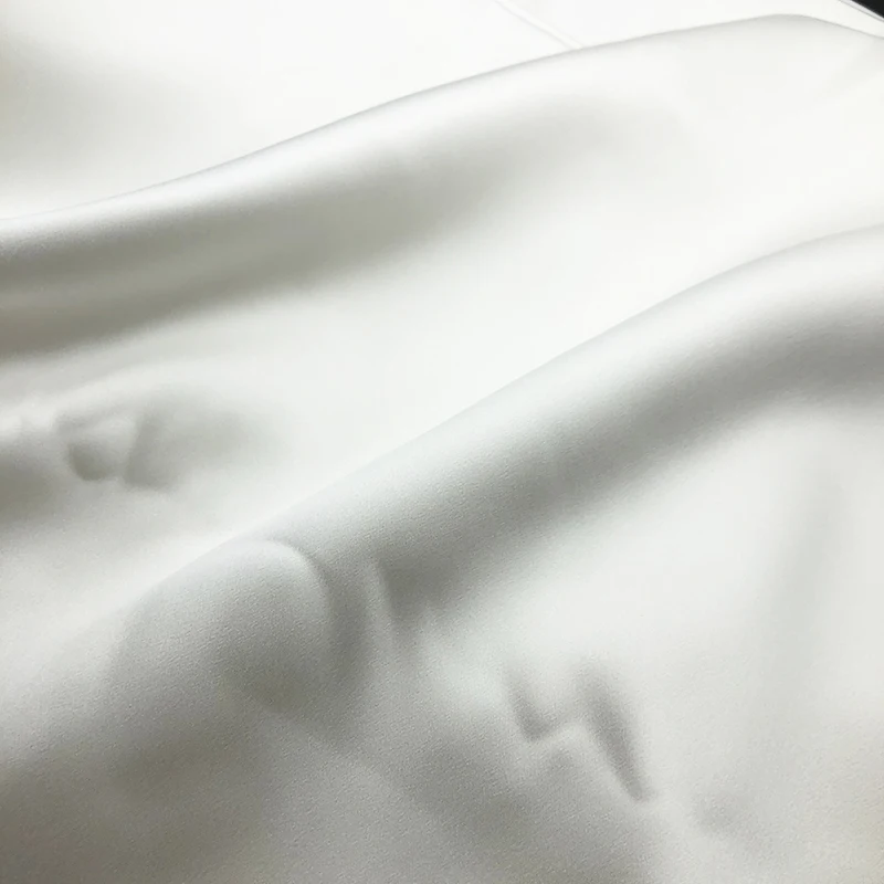 1 Đồng Hồ DIY May Cung Cấp 100% Lụa Thiên Nhiên Trắng Undyed Satin Trắng Khăn Vải Kèm Áo Nguyên Chất Lụa Charmeus