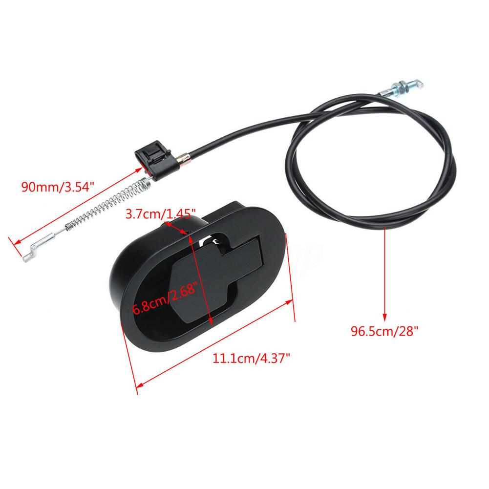 Mango reclinable de Metal con Cable, piezas de repuesto reclinables universales, palanca de liberación para sofá y silla