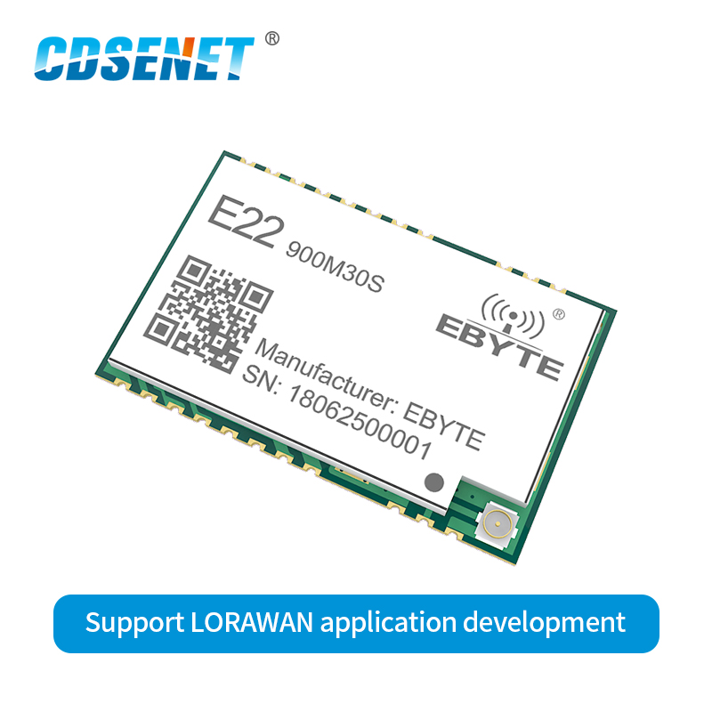 E22-900M30S SX1262 Wireless Transceiver LoRa Modul 30dBm 915MHz SMD Stempel Loch 850-930MHz TCXO HF Sender Empfänger