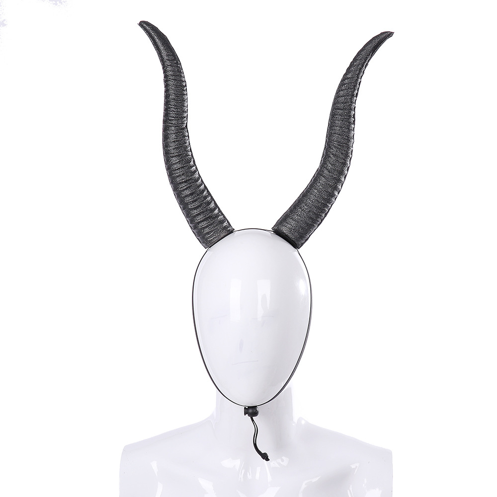 Bocina larga decorativa de espuma para fiesta de Halloween, tocado ajustable para disfraz de Navidad