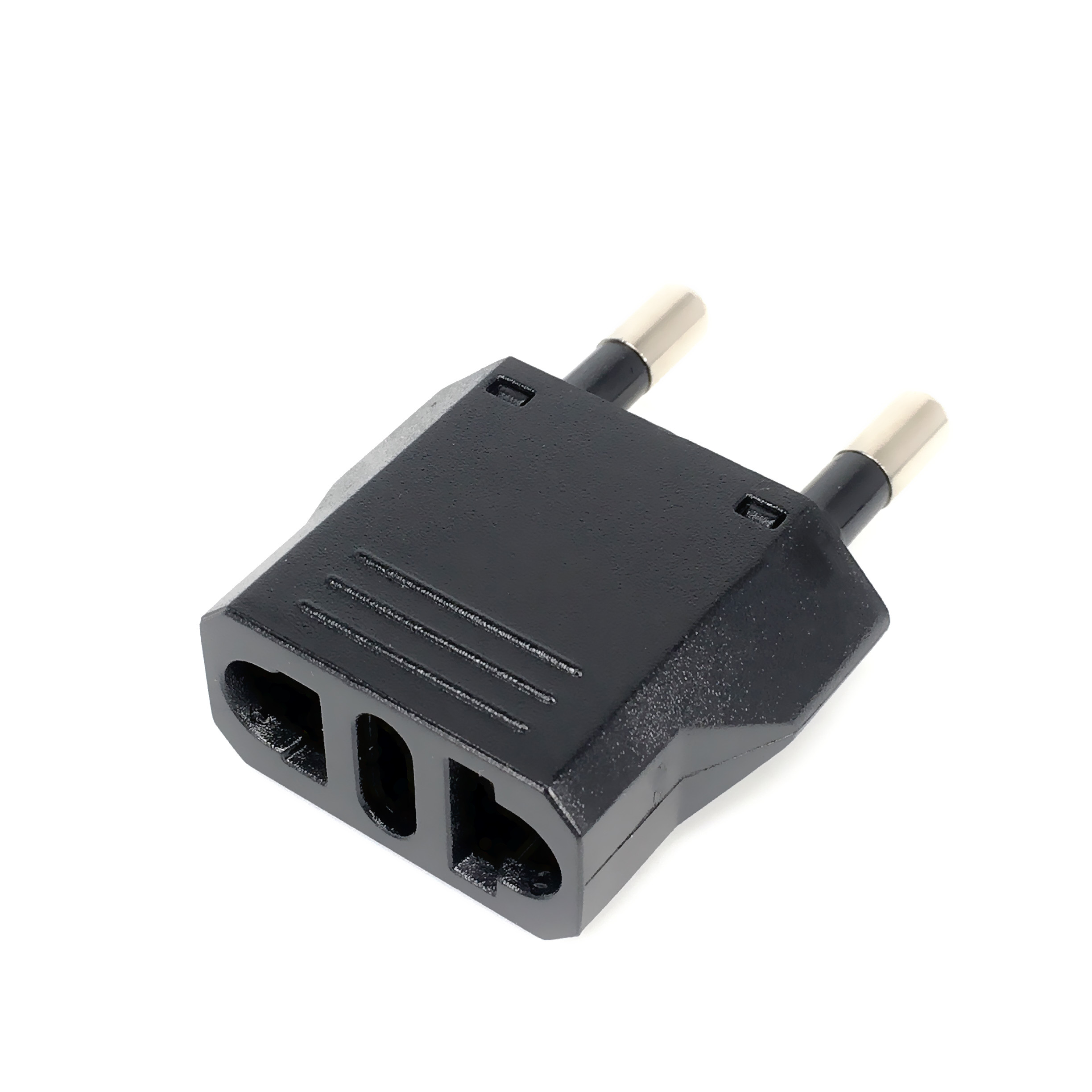 Adaptador de enchufe UE Euro KR, adaptador de enchufe de EE. UU. a UE, adaptador de viaje KR UE, convertidor de enchufe eléctrico EU KR, toma de corriente CA, 1-50 Uds.