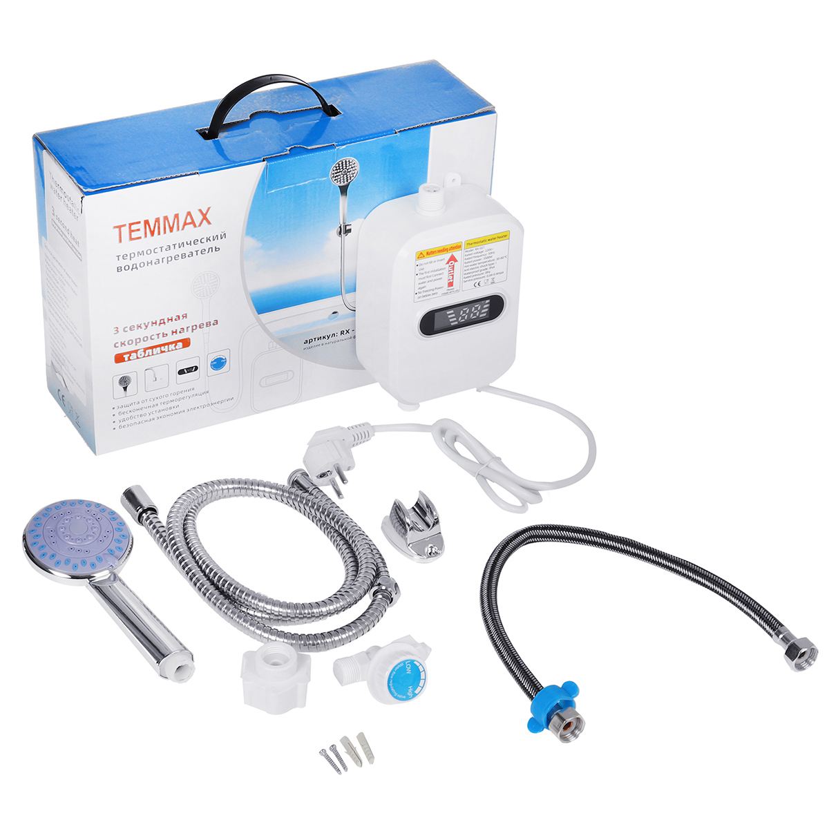 タンクレス給湯器3500W,インスタント給湯器,キッチンとバス用の電気タップ