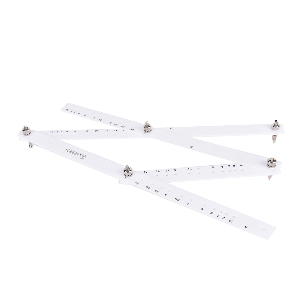 Hot Sale 34cm Drawing Ruler Artist Pantograph Folding Ruler Reducer Enlarger Tool Art Craft For Office School Supplies