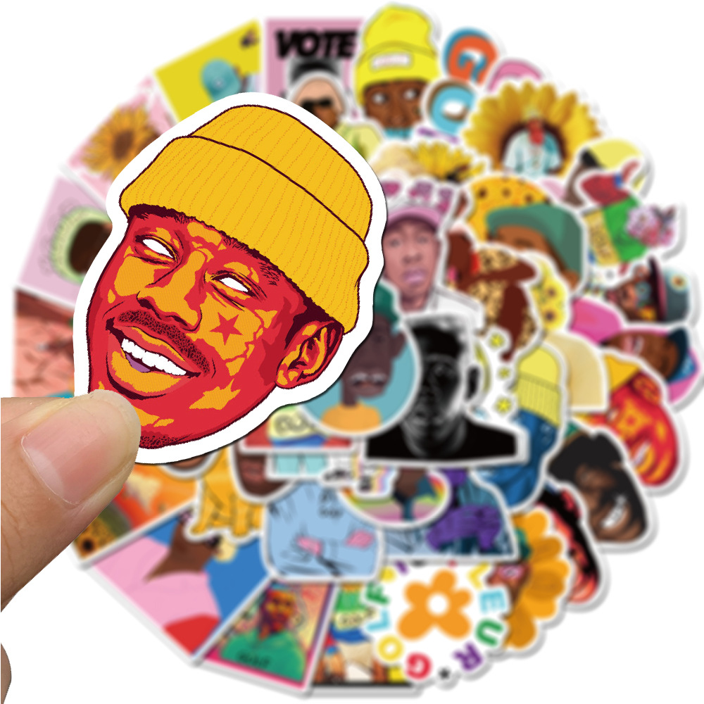10/30/50 Con Tyler Người Tạo Ra Rapper Ca Sĩ Dán DIY Ván Trượt Tủ Lạnh Laptop Motorcycl Hành Lý Điện Thoại Graffiti miếng Dán Đồ Chơi