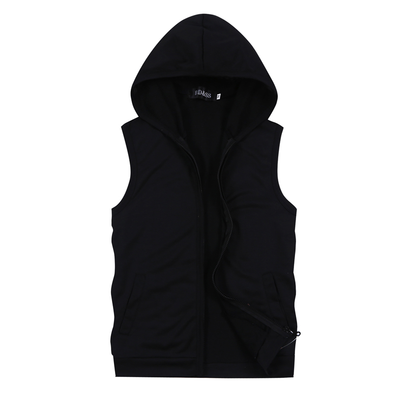 2023 Neue ärmellose Herren-Kapuzenjacke, Reißverschlusskontrolle, Weiß, Blau, Grau. Dieser Mantel ist perfekt für Frühling, Sommer, Herbst, 5XL
