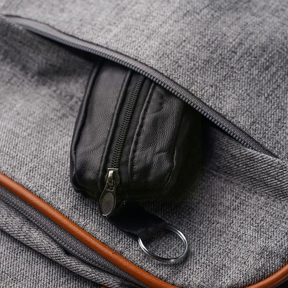 Di Động Mini Dây Kéo Đồng Xu Ví Nam Chất Liệu Da PU Mềm Mại Xe Chìa Khóa Thời Trang Màu Tặng Mini Dây Kéo Mềm Ví Cầm Tay khóa Túi