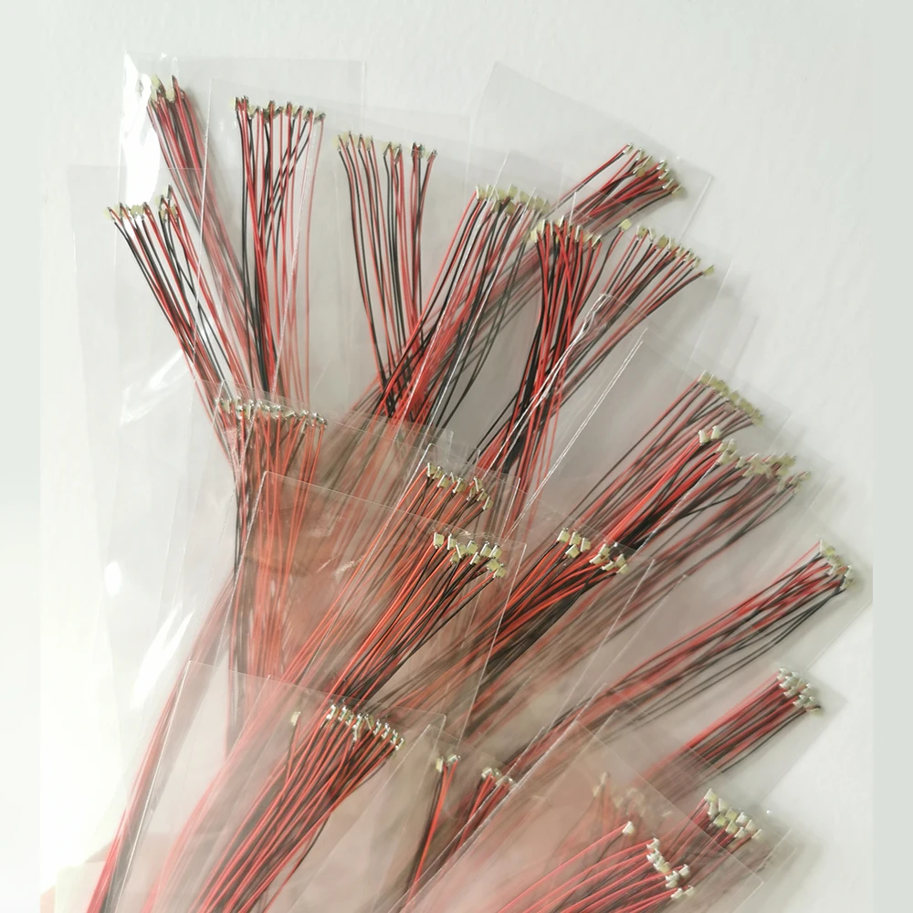 20 piezas con cable Chip Led SMD 3V lámpara Led para modelos tren Micro Litz presoldado