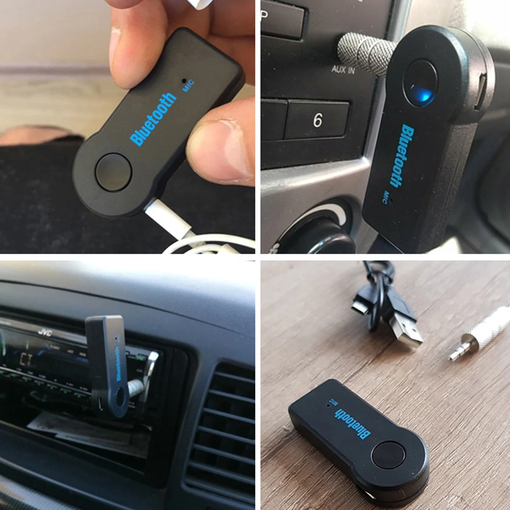 2 Trong 1 Bluetooth Không Dây-Tương Thích Thu Phát Adapter 3.5Mm Điện Thoại Âm Thanh AUX MP3 Dàn Âm Thanh Xe Hơi Nhận Âm Nhạc bộ Chuyển Đổi
