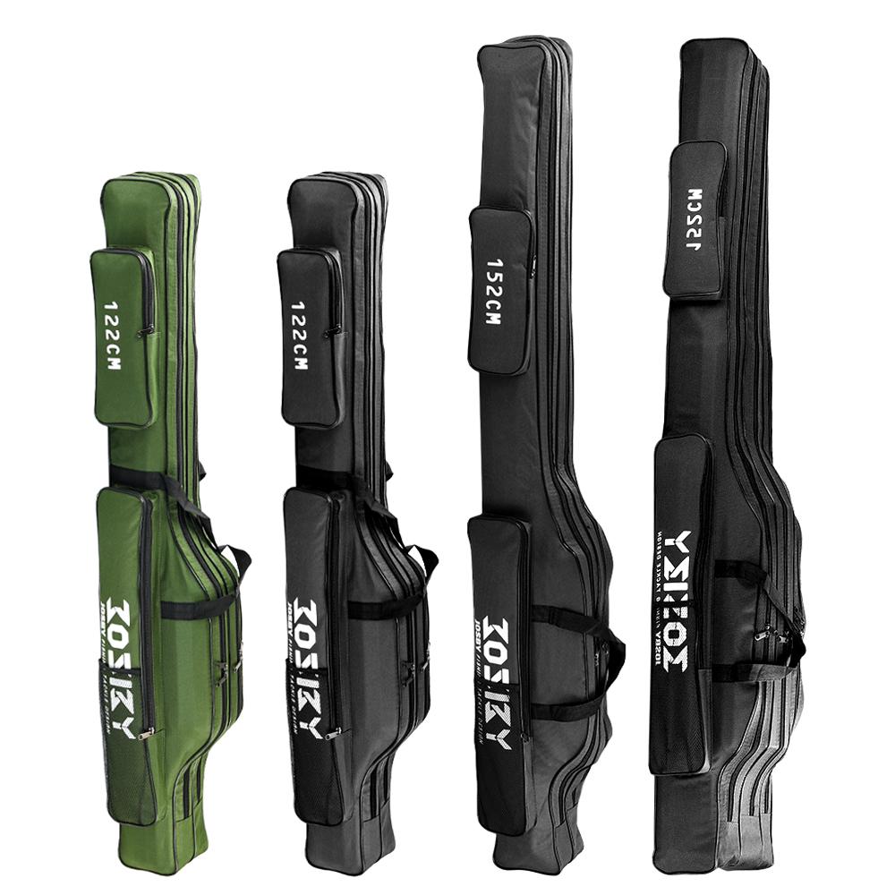 PROXPEHigh-bolsas de caña de pescar plegables, tela Oxford multiusos, herramientas para caña de pescar, 60-150/152/180CM