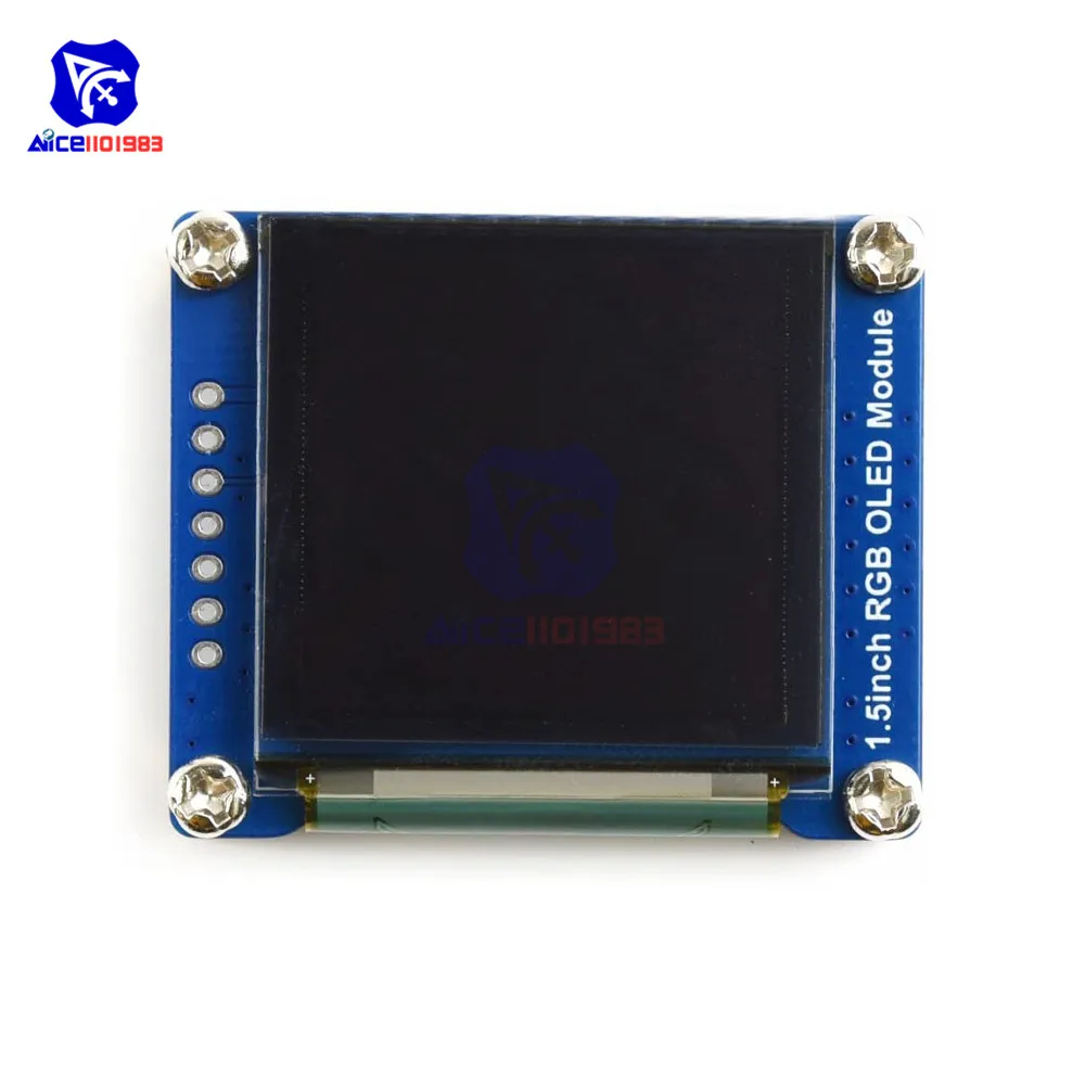 Diymore-Módulo de pantalla OLED RGB de 1,5 pulgadas, 128x128, interfaz SPI de alto Color de 16 bits, controlador SSD1351 para Raspberry Pi/Jetson Nano