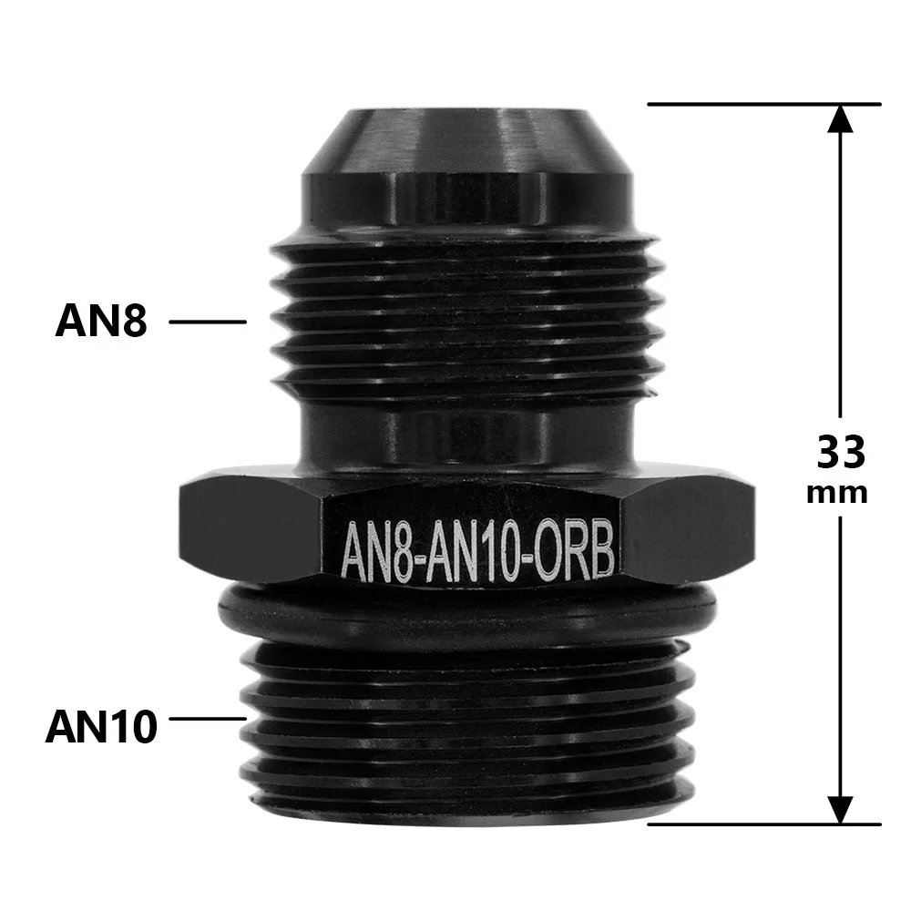 1 Chiếc Hợp Kim Nhôm AN6 8 10 12 Đến Một Để M14 M16 M18x1.5 Hệ Mét Nhiên Liệu Vòi Adapter Ống Ren lắp Treo Xe Ô Tô Làm Mát Hệ Thống