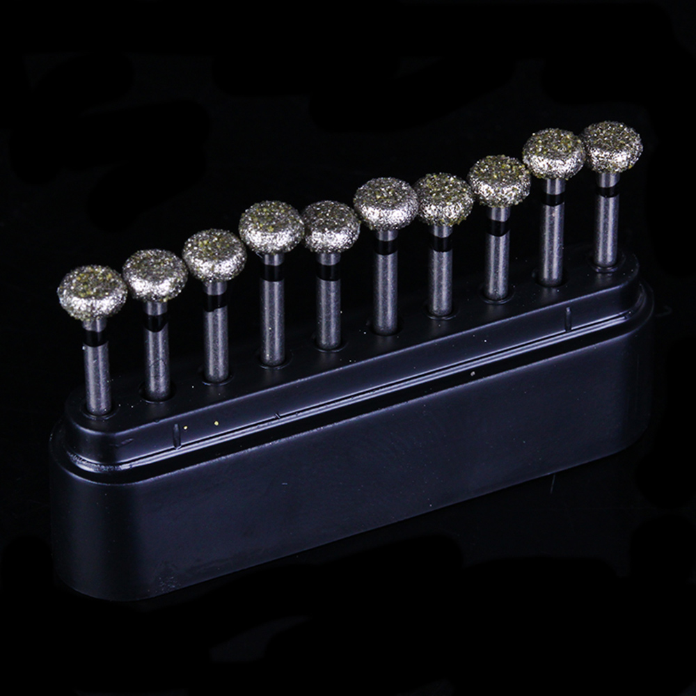 10 ピース/箱 AZDENT 歯科ダイヤモンドバー 1.6 ミリメートル高速ハンドピース超粗いダイヤモンド歯科医研削ツールグラインダー