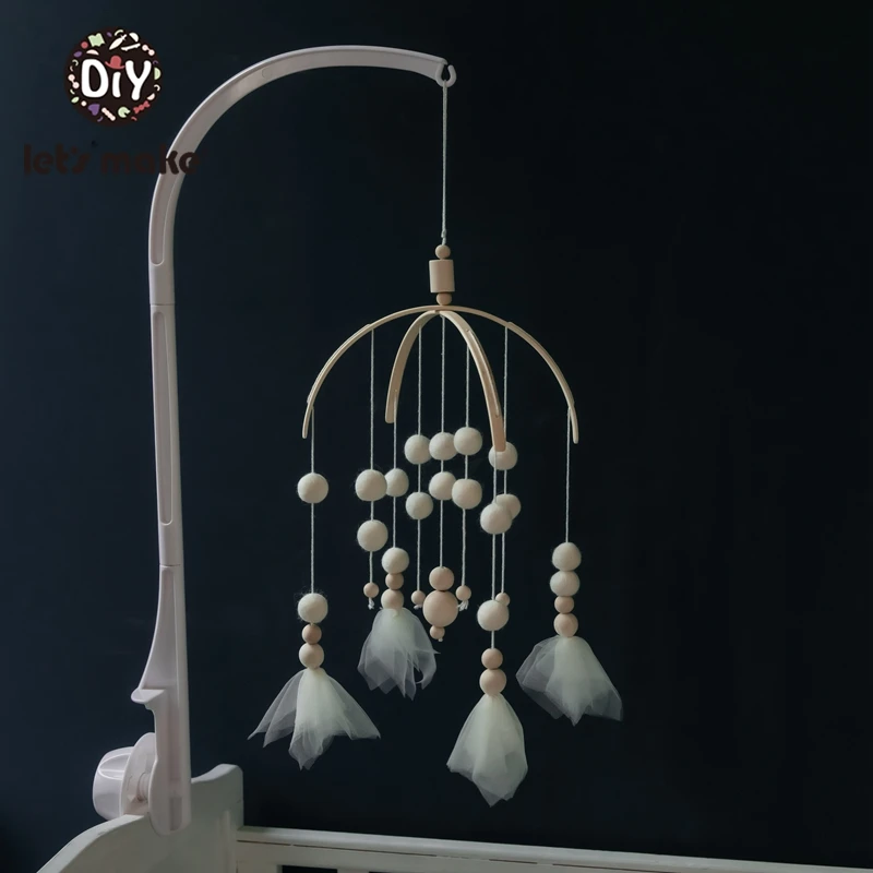 Hãy Làm 1 Giường Cho Bé Chuông Đồ Chơi Giá Đỡ Gỗ Lục Lạc Chân Đế Di Động Cũi Sơ Sinh Chuông Cũi Đồ Chơi 0-12 Tháng Bằng Gỗ Đồ Trang Trí