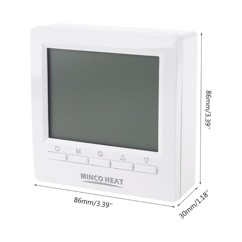Termostato Digital para caldera de Gas, controlador de temperatura de habitación programable semanal, 3A