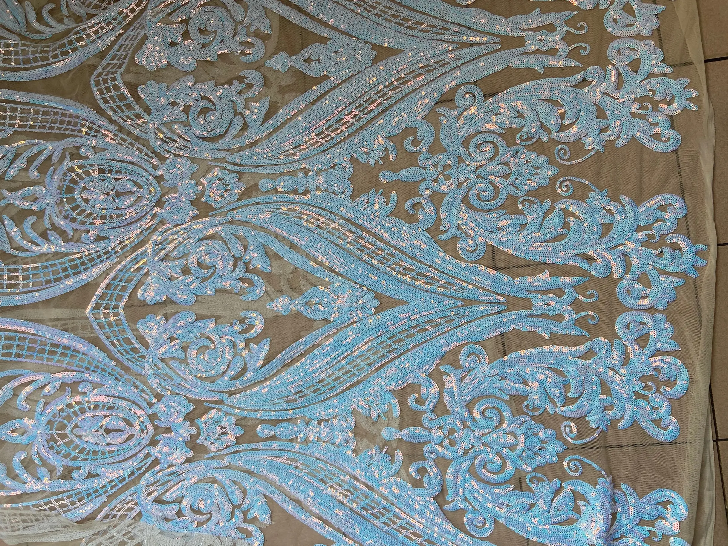 Mehrfarben Amerika Pailletten Stoff Für Abendkleid Spitze Material 130cm Breite Glitter Tissus Trockenen Spitzen Stoff Grau Pailletten Stoff