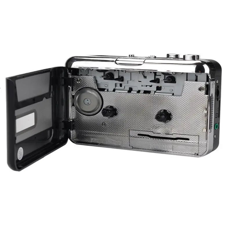 Di Động Lồng Sắt Đầu Ghi Độc Lập Âm Nhạc Âm Thanh Ghi Âm Băng Cassette Để MP3 Chuyển Đổi Tiết Kiệm Thành Đèn LED Cổng USB