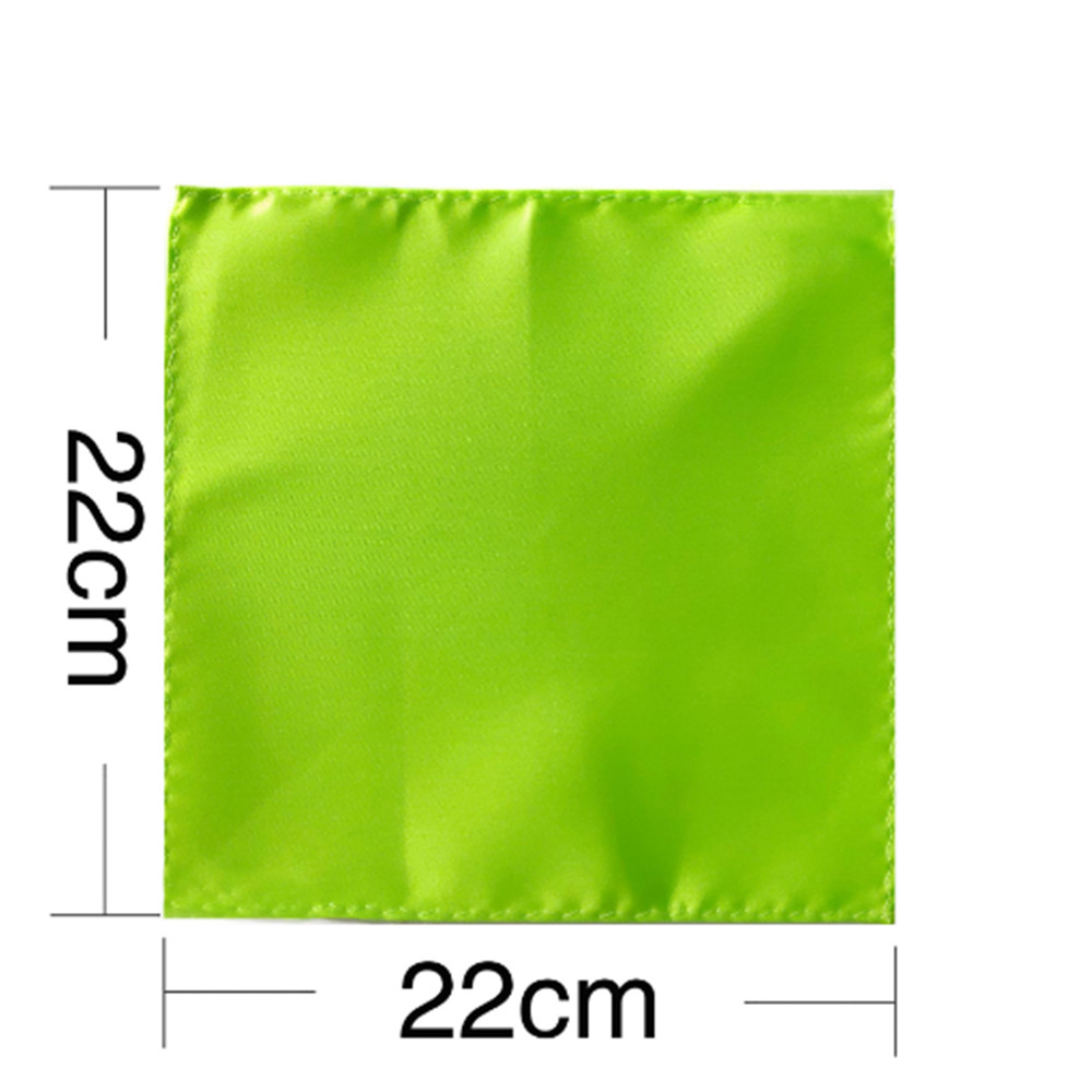 แฟชั่นซาตินพ็อกเก็ตสแควร์ Hankerchief ธรรมดา Hanky Wedding Party A87